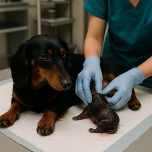 can dachshunds give birth